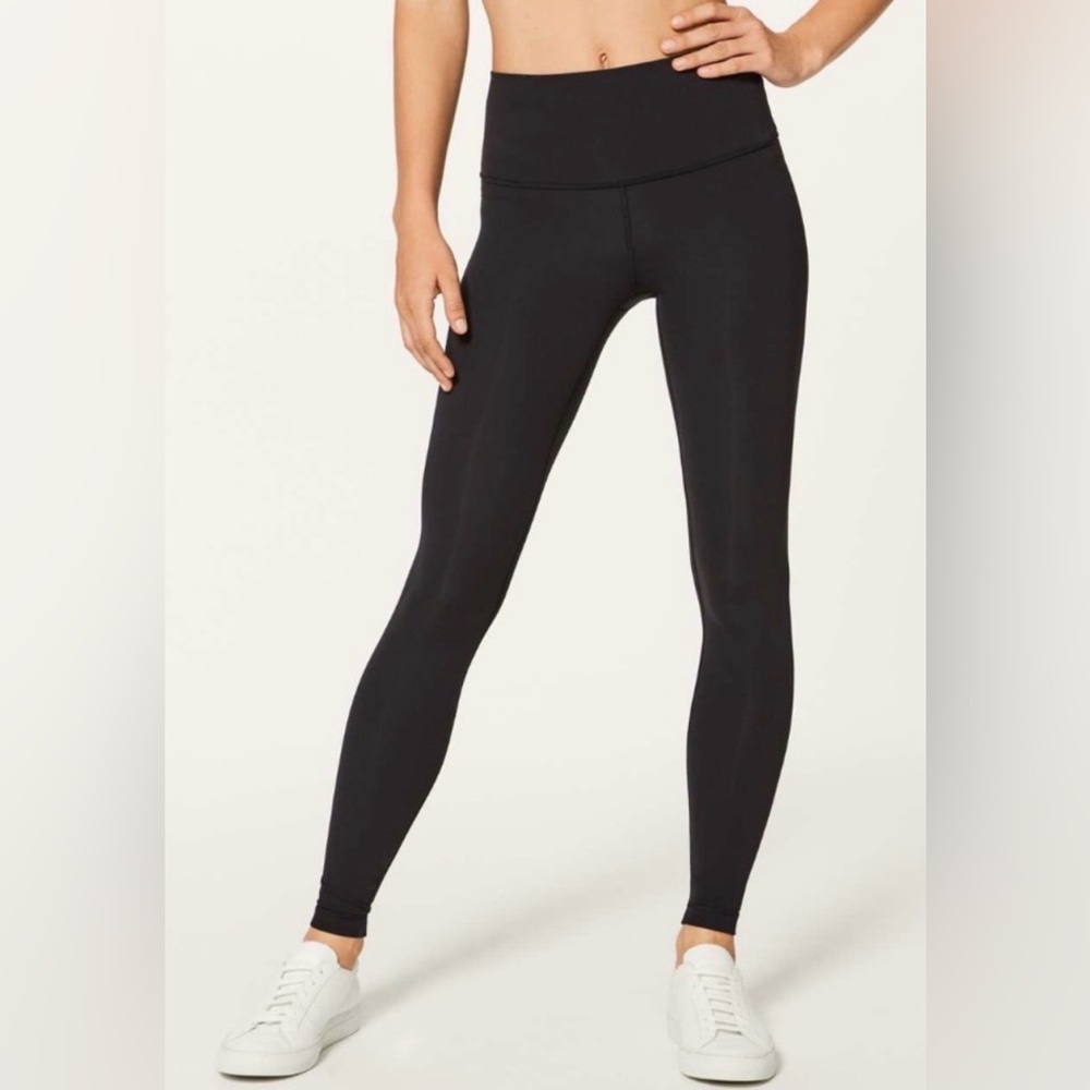 Lululemon Wunder Under High Rise Tights Leggings Luxstreme Black Size 8